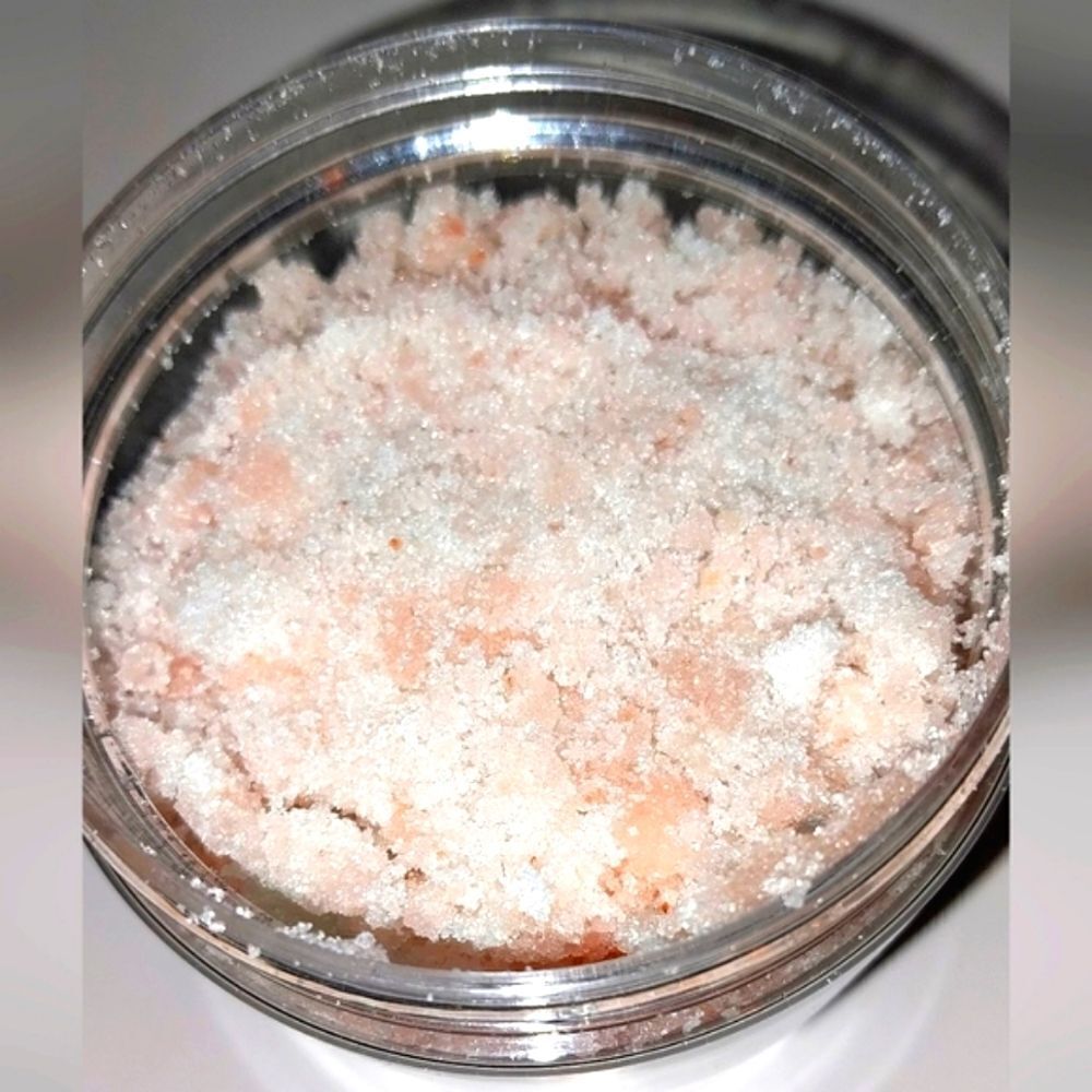 Hand crafted limited edition cotton candy emulsified sugar scrub 6 oz